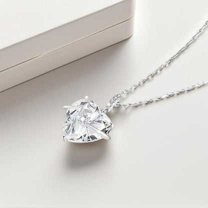 SUNFEEL 925 Sterling Silver Heart Necklace, Dainty Heart Necklaces for Women Trendy Jewelry Gifts for Mom Wife Girlfriend Bridesmaids for Anniversary Valentine's Day Birthday Wedding 16 + 2'' Extender