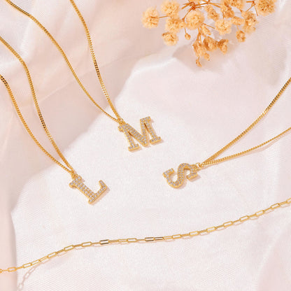 SUNFEEL Dainty Initial Necklace for Women Layered Necklace 14K Gold Plated 925 Sterling Silver Cute Letter Trendy Initial Layering Necklaces for Women Jewelry Gifts for Mom Wife Girlfriend Bridesmaids