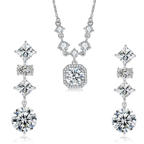 925 sterling silver earrings and necklace