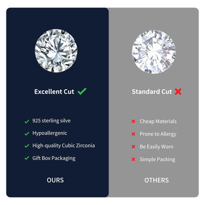 SUNFEEL Mothers Day Gifts for Mom 925 Sterling Silver Cubic Zirconia Pendant Necklace 16+2'' Extender for Women Jewelry Gifts for Mother Wife Girlfriend Bride for Prom Party Wedding Anniversary